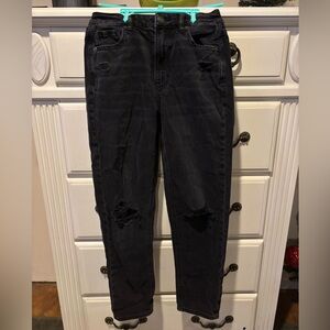 Black American eagle skinny jeans size 0
